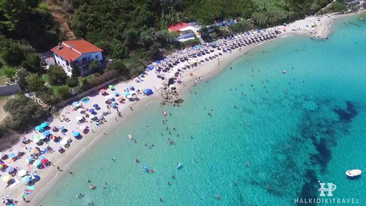 Blue Thea Luxury Villa In Afitos Esterno foto