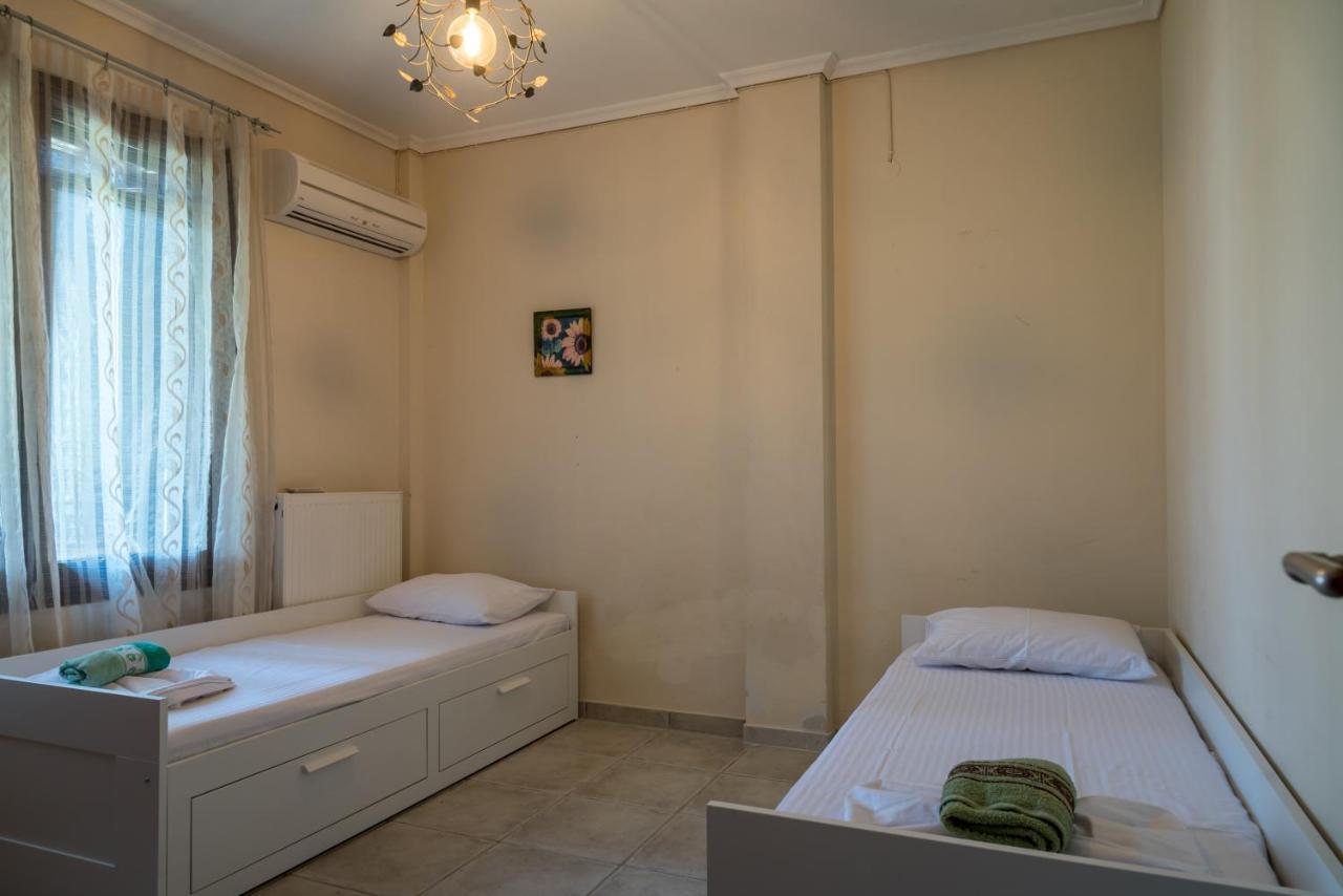 Blue Thea Luxury Villa In Afitos Esterno foto